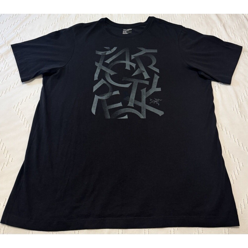 Arc'teryx T-Shirt Men’s Size XL Big Logo Outdoor Hiking Gorpcore Graphic Hunting